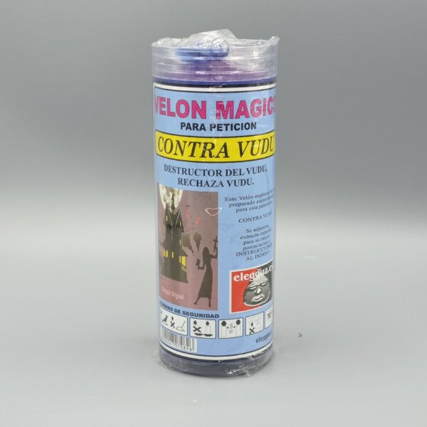 Velón Mágico con Aceite Contra Vudú
