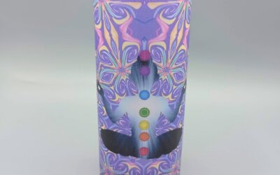 Lámpara de Papel Chakras (con velita)