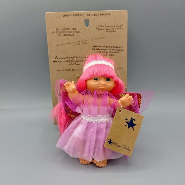 Muñeco Mágico Hija del Mar Fucsia