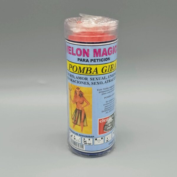 Velón Mágico con Aceite Pomba Gira