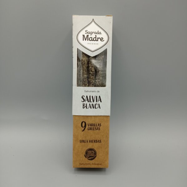 Incienso Sagrada Madre de Salvia Blanca