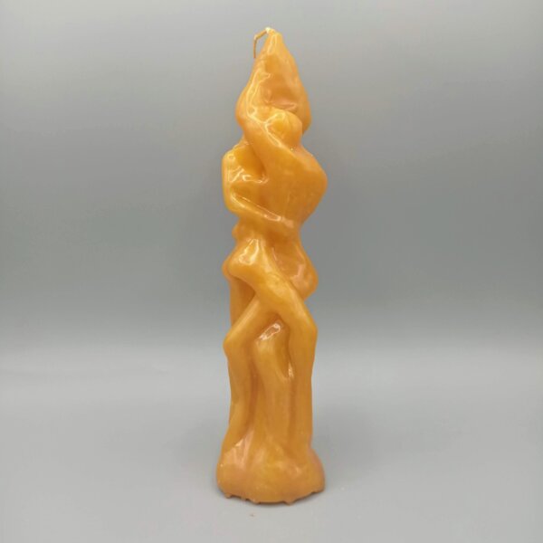 Vela Pareja Entrelazada Grande Miel