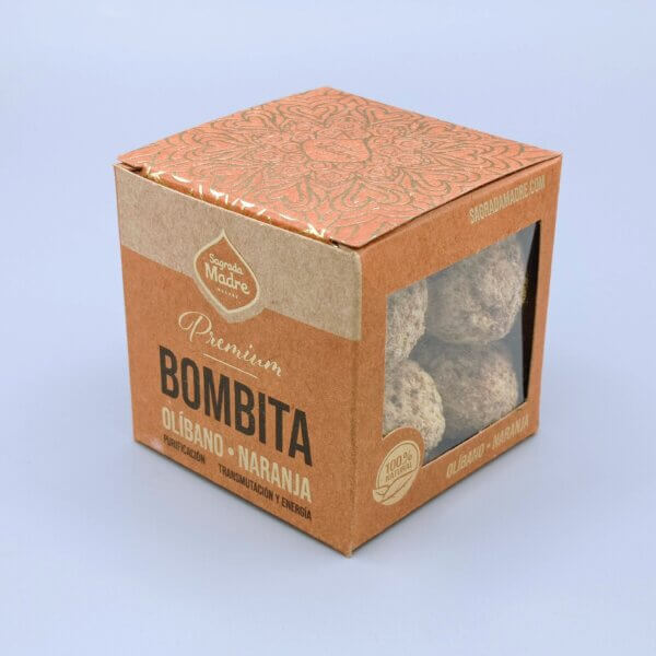 Bombita Premium Sagrada Madre de Olíbano y Naranja Transmutación