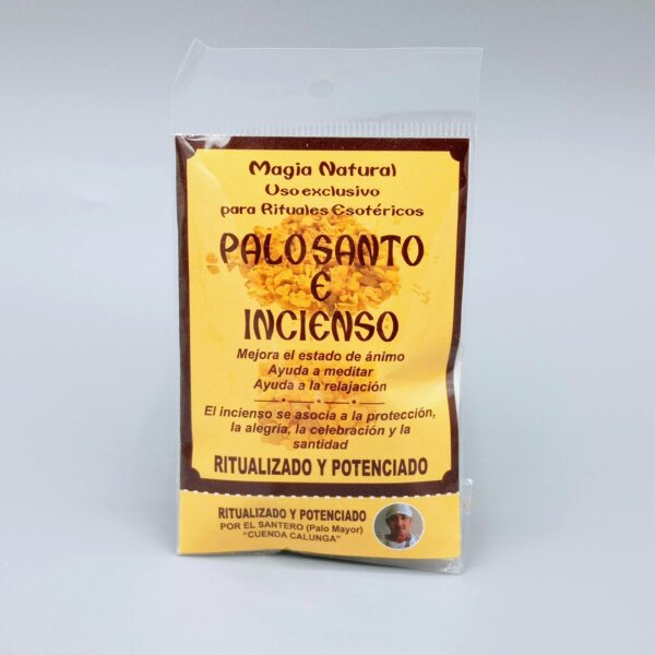 Sahumerio de Palo Santo e Incienso